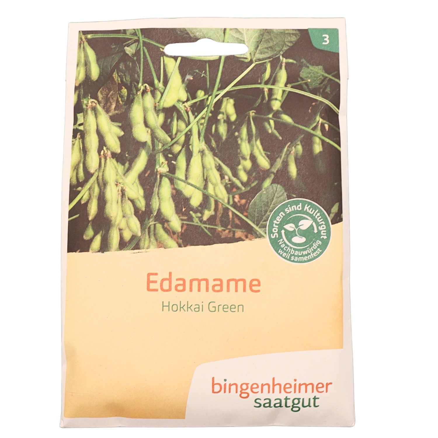 BIO Sojabohnensamen Hokkai Green (japanische Edamame), für ca 60 Pflanzen
