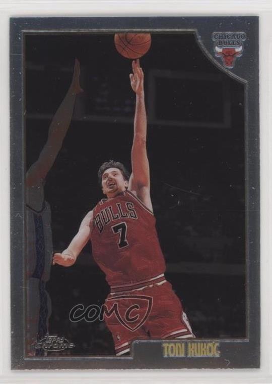 1998-99 Topps Chrome Toni Kukoc #191 HOF 1b8
