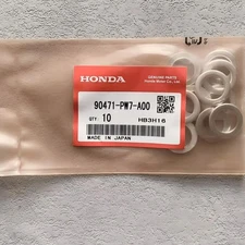 OEM 10PCS GASKET DRAIN PLUG WASHER 10MM COIN SIZE FOR HONDA ACURA 90471-PW7-A00