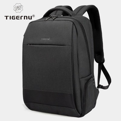 Men Travel Backpack Anti theft USB Charging 15.6 Laptop Waterproof School Bag