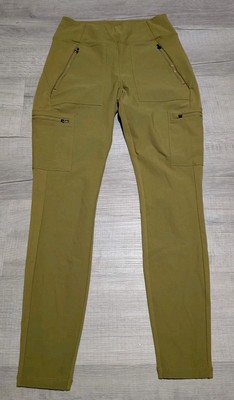 Athleta Headlands Hybrid Cargo II Tight Leggings Womens Sz 4 Green 