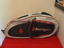 Ektelon Double Racquetball Pickleball Paddle Carry Bag Black Red Shoulder Strap