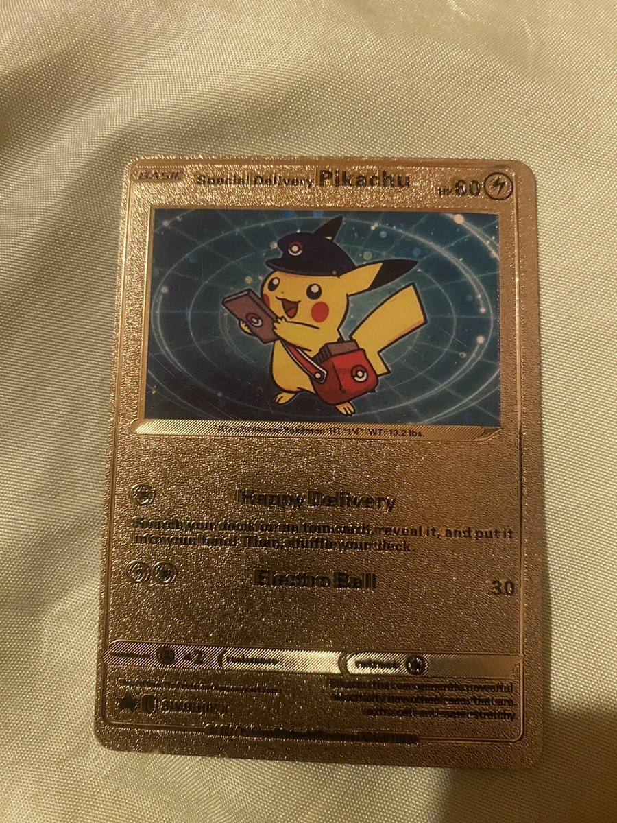 Pokémon TCG Special Delivery Pikachu SWSH Black Star Promo