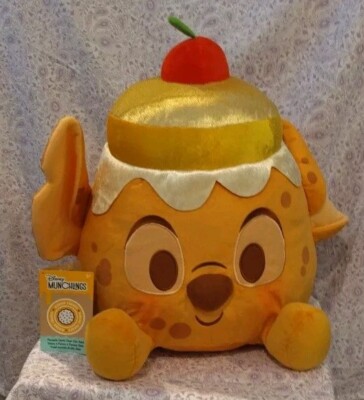 NWT Disney Parks Stitch Pineapple Upside Down Cake Scented 18'' Munchlings Plush