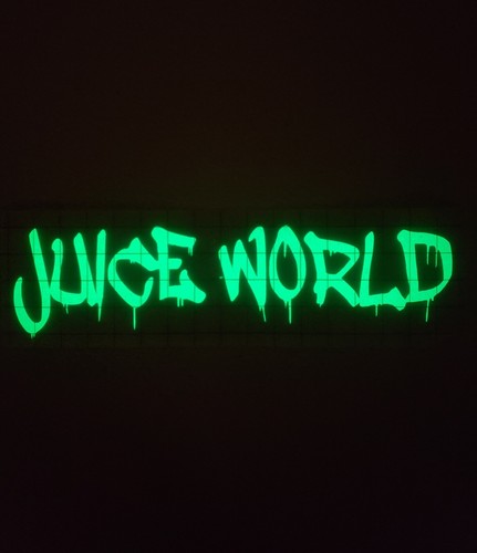 Glow In The Dark Vinyl Decal Sticker Green Drip Effect Phones Laptops Decor New - Picture 27 of 31