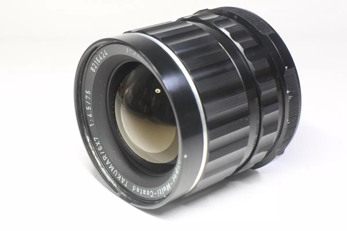 Pentax SMC Takumar 6x7 75mm F/4.5 MF Lens for 6x7 67 67II Made In Japan