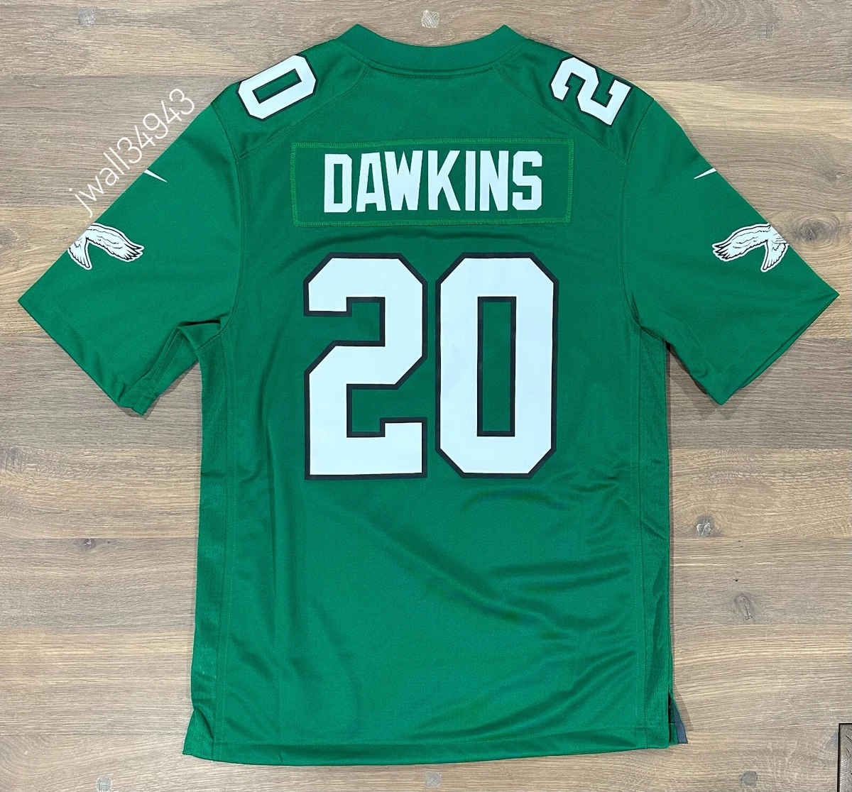 Nike Philadelphia Eagles No20 Brian Dawkins Green Youth Stitched NFL Limited Rush Jersey