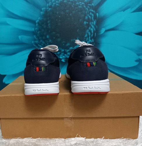 PS Paul Smith Dark Navy Sports Stripe Huey Trainers (Multiple Sizes Available) - Picture 6 of 7