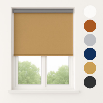 Thermo Rollo Verdunkelungsrollo Klemmfix ohne Bohren Seitenzugrollo Fensterrollo