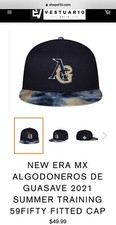 NUEVA ERA MX ALGODONEROS DE GUASAVE 2021 ENTRENAMIENTO DE VERANO 59FIFTY GORRA AJUSTADA