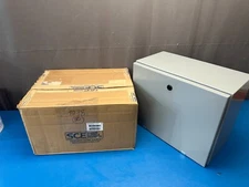 Saginaw Painted Steel Wall-Mount Control Panel Enclosure SCE-20EL1610LP