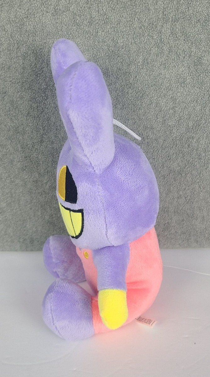 The Amazing Digital Circus Jax Purple Rabbit Stuffed Plush Sitting