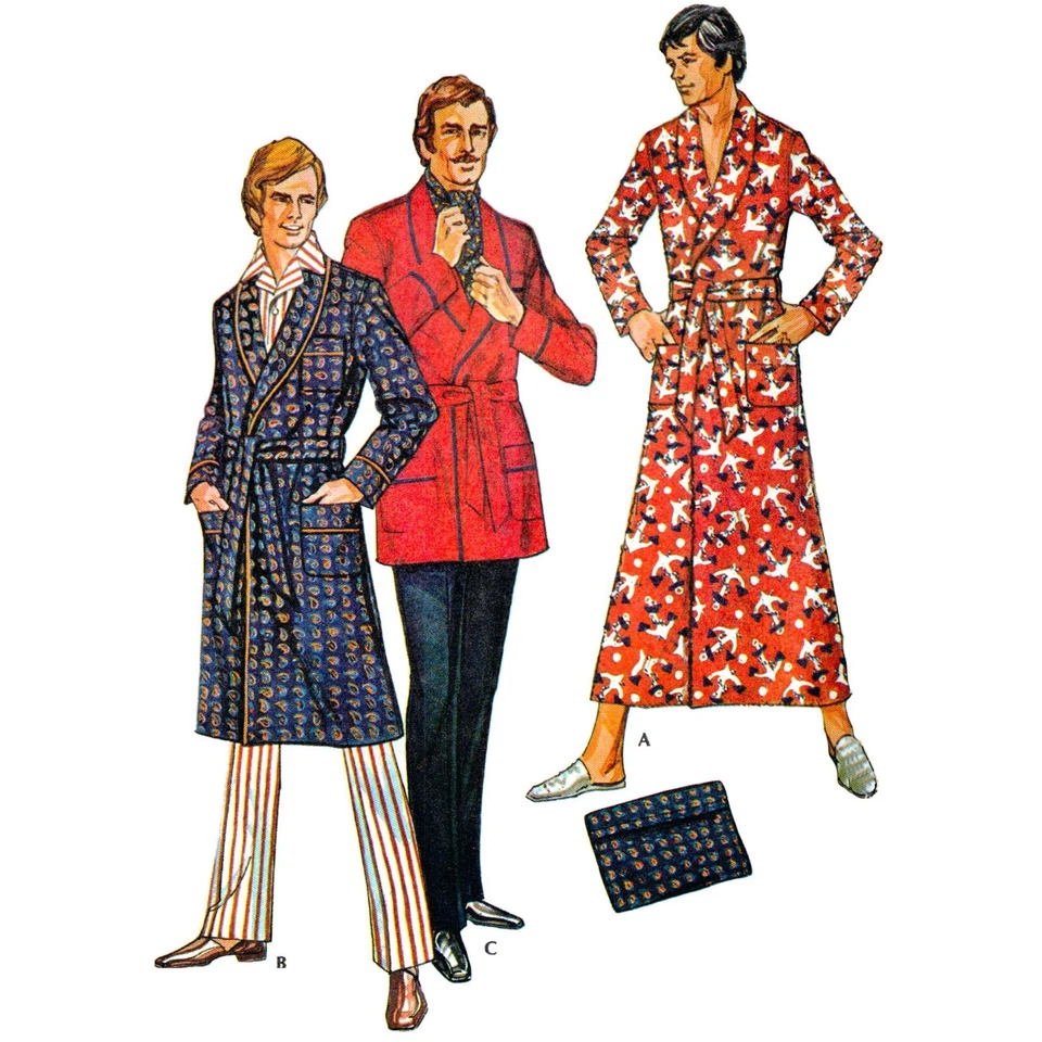1970s Sewing Pattern, Robe & Carry Case - Chest: 42 – 44” (106-111cm) - Image 2 of 2
