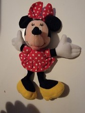 Applause Disney Minnie Mouse Bean Bag Stuffed Toy Plush 8" Tall