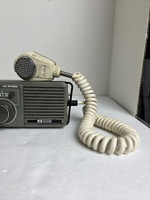 Icom IC-M100 Radio w Handset Untested Parts or Repairs For Icom IC-M100 Radio w Handset Untested Parts or Repairs For