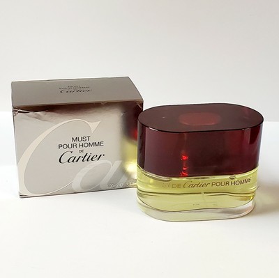 MUST POUR HOME De CARTIER 3.3 Mens EDT SP Discontinued cologne ( No Cello)  | eBay