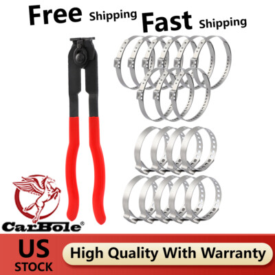 CV Joint Axle Boot Clamp Pliers Tool with 18 Crimp Bands Replace For Auto / ATV