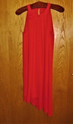 S17    Super Aline Dresses Yessica in rot top neu gr 38 Saum abgerschrägt