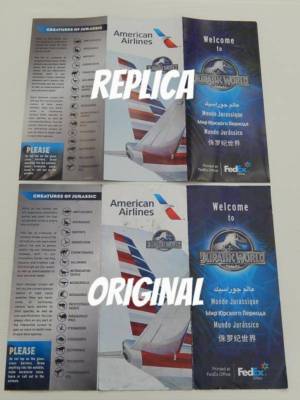 フラミュ　パンフレット 1 Jurassic World Brochure Prop Replica - No US import fees! | eBay