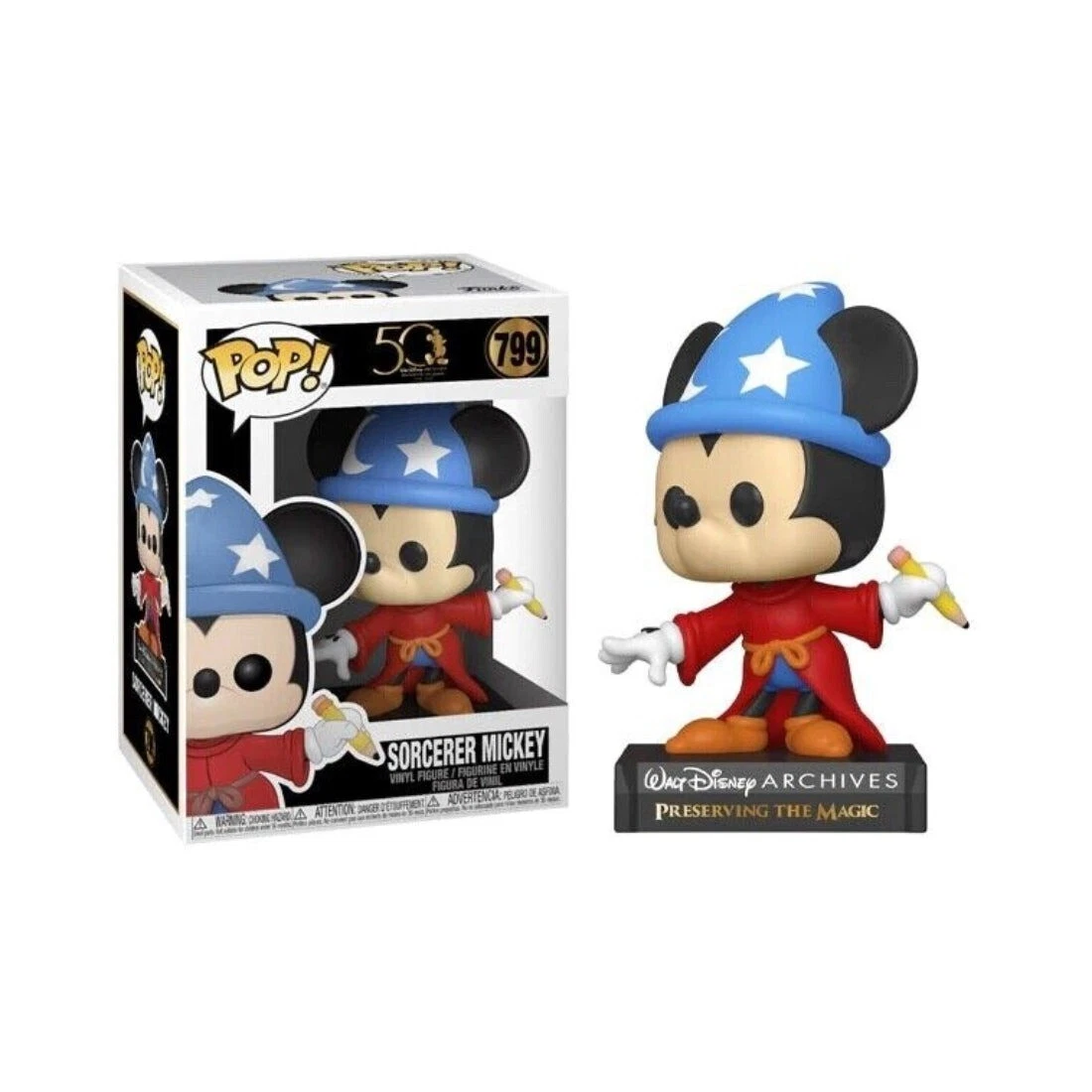 Funko Pop! Disney Sorcerer Mickey Walt Disney Archives #799 