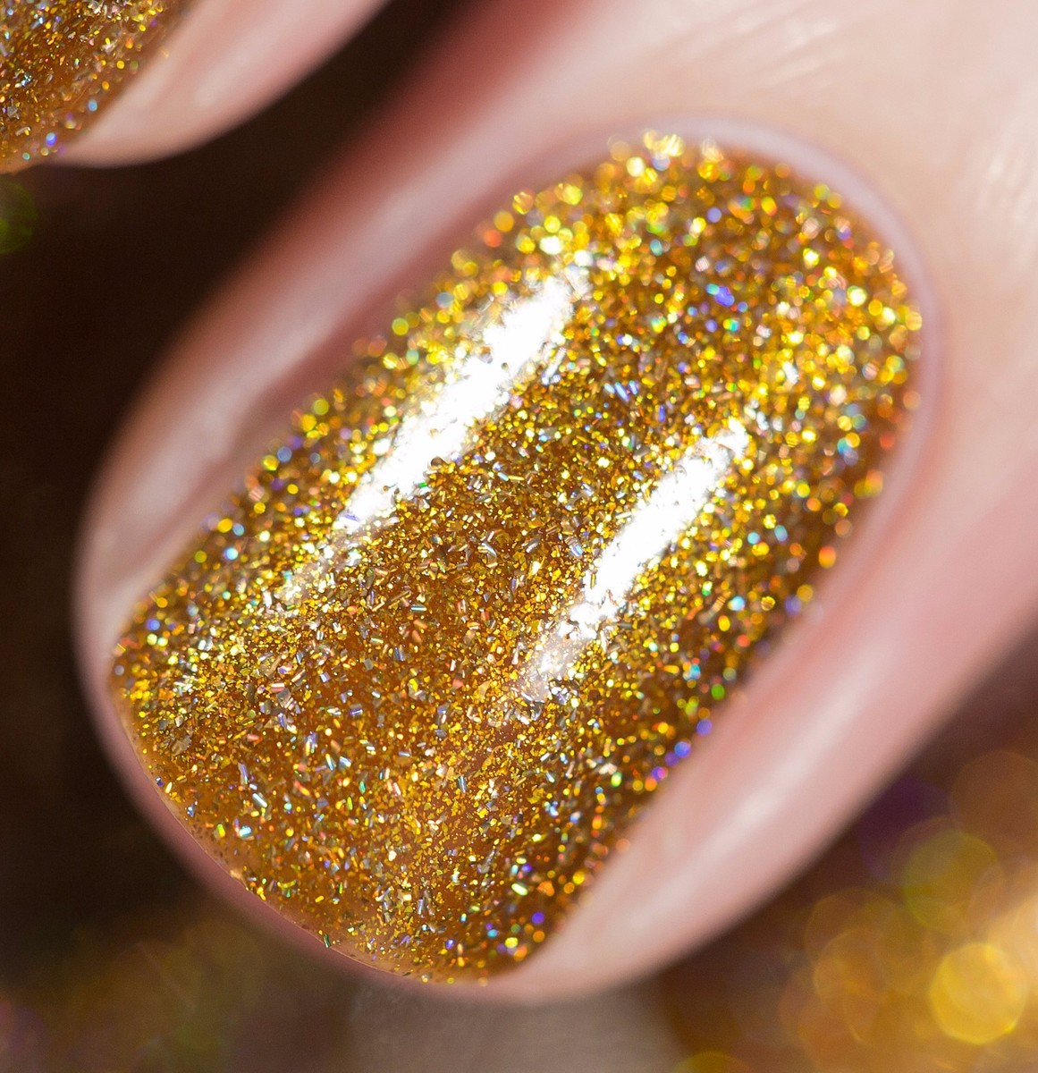 ILNP Sparks May Fly – Ethereal Dijon Yellow Holographic Nail