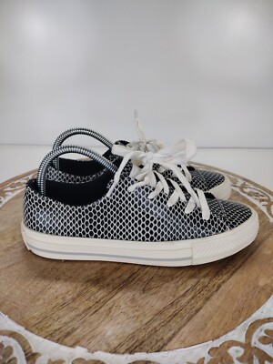 Converse Chuck Taylor All Star Gemma & Selene Snake Ox Black - 555808C Women's 6