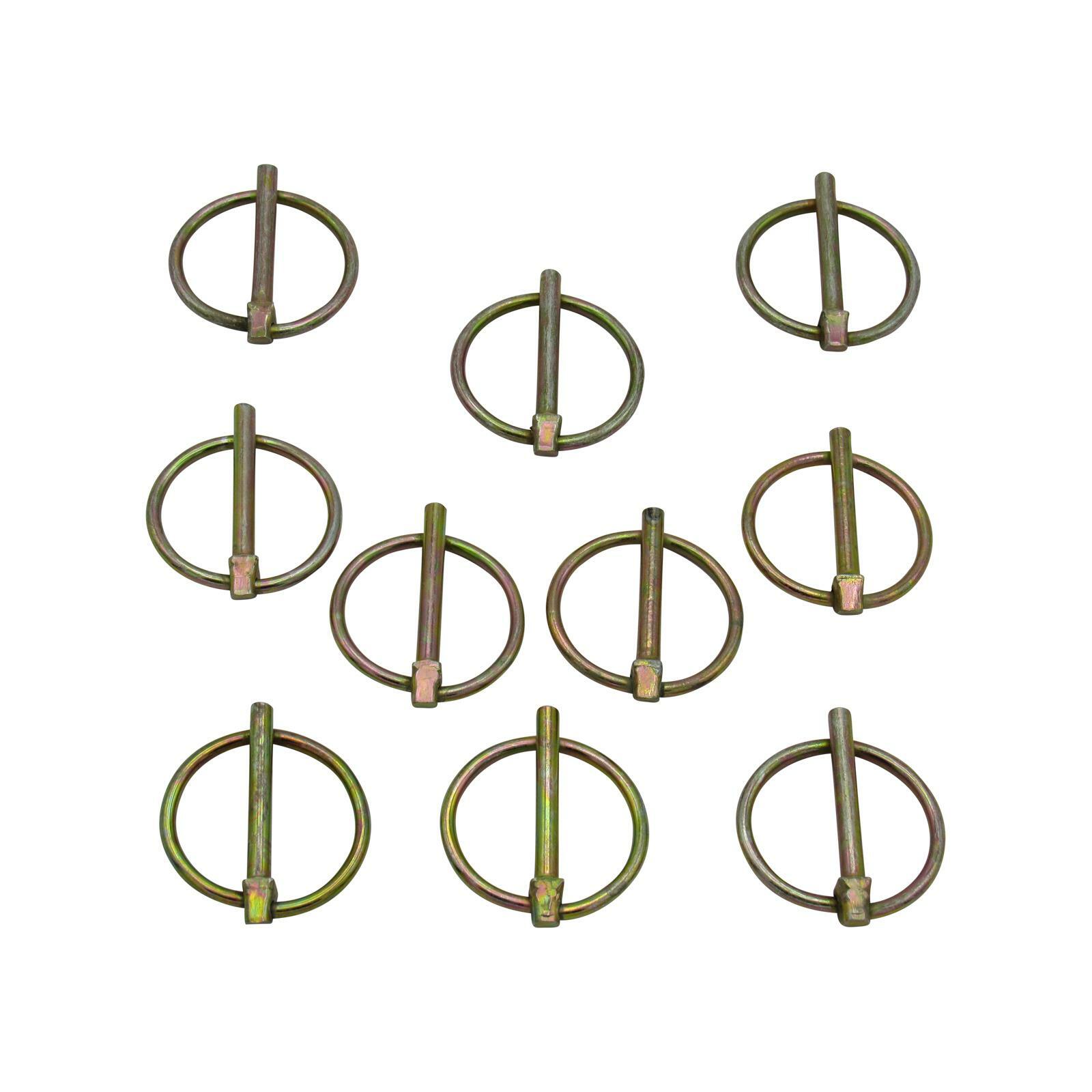 LinchPins Tractor x10 11MM (Lynchpin Linch Pin Trailer Fastener Secure)