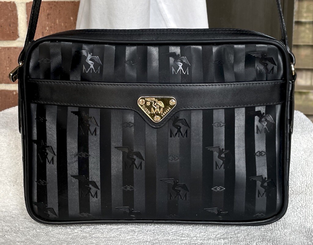 Maison Mollerus, MM, SUISSE, 109489” cross-body messenger bag in