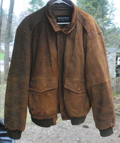 Vintage Wilsons Leather Brown Jacket 