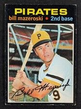 1971 Topps Baseball #110 Bill Mazeroski Pittsburgh Pirates