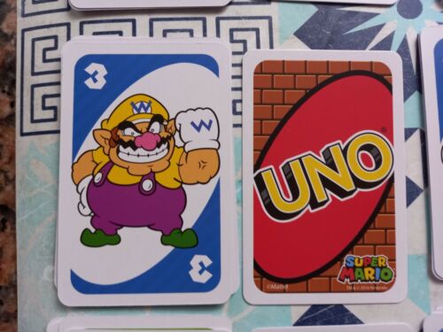 super mario bros bross uno card 12 trading cards - Bild 3 von 12
