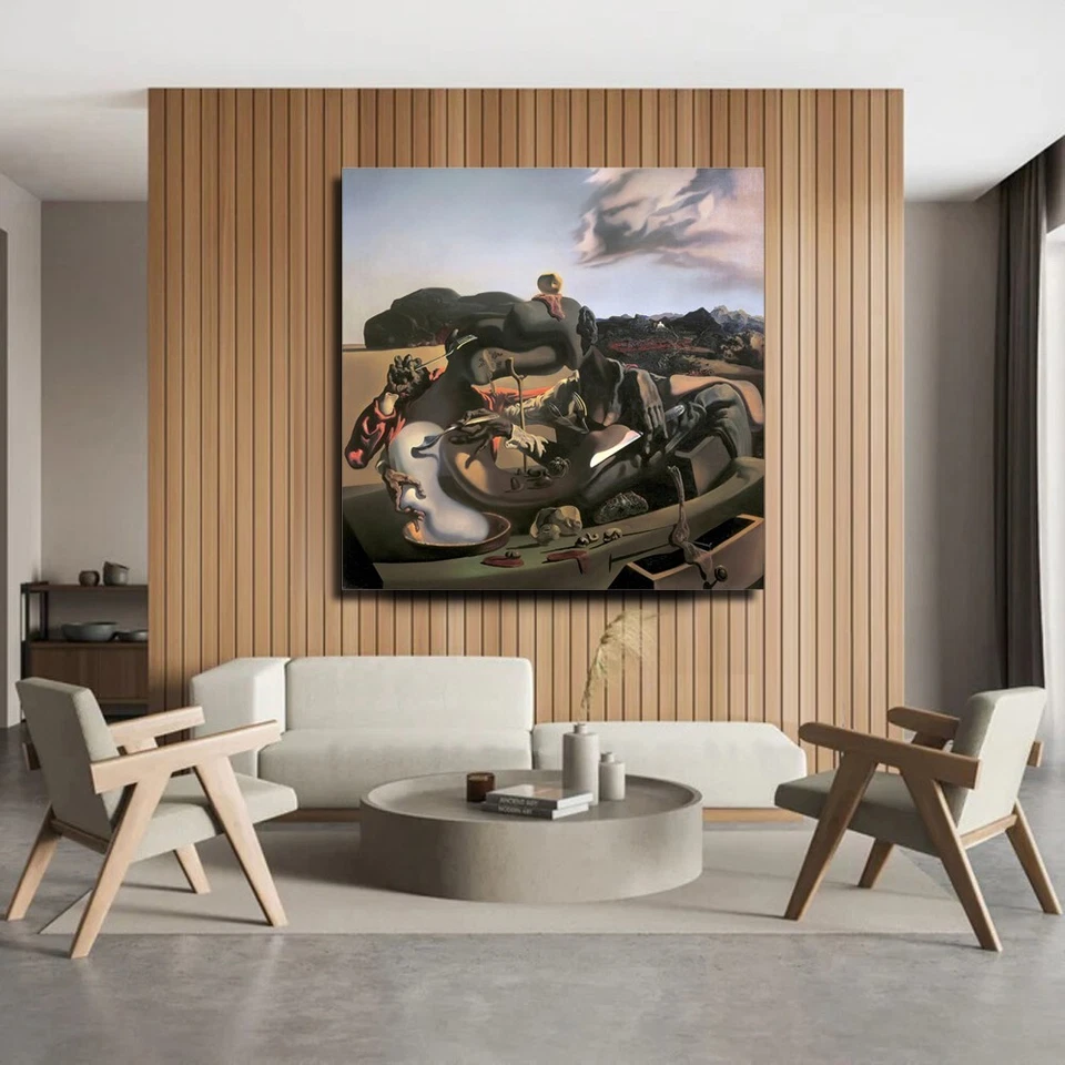 Сальвадор Дали 1936 осенний каннибализм - холст или печать настенное искусство - Изображение 2 из 4