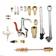 18pc Air Tool Compressor Blow Gun Chuck Pneumatic Accessory Accessories Kit New