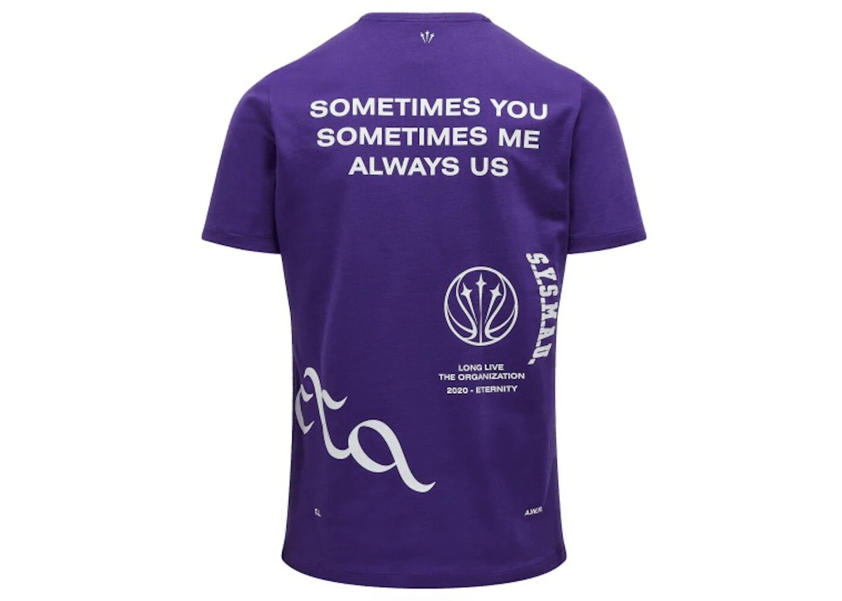 NOCTA バスケットボールシャツ Nike NOCTA Purple SS Top Drake Basketball T-shirt Men's Size M, L