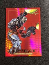 Deathlok 2024 Marvel Masterpieces 92 Platinum #28 Red Prism 460/492