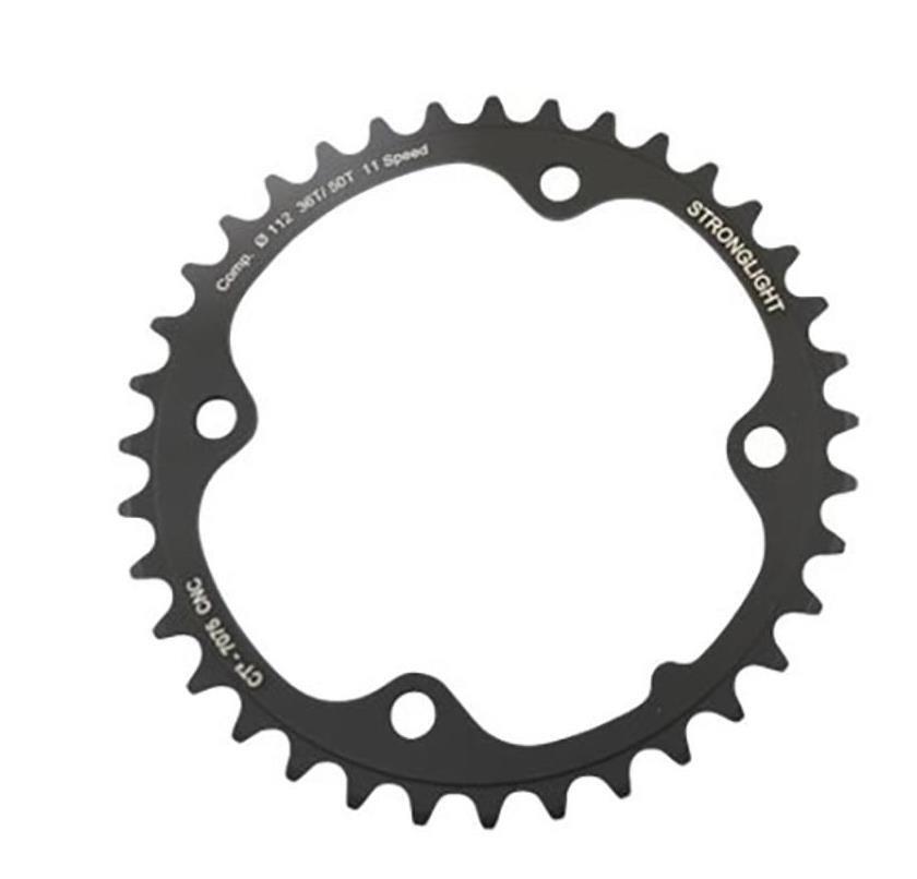 Plateau route 36 dents evite les sauts de chaine en 11v entraxe 112