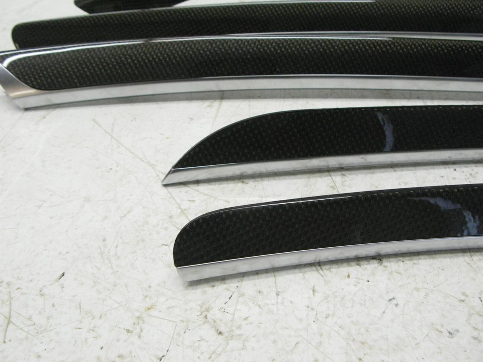 08-17 AUDI 8T A5 S5 RS5 COUPE DASHBOARD DOOR PANEL INTERIOR CARBON TRIM SET 0322 - Image 3 of 4