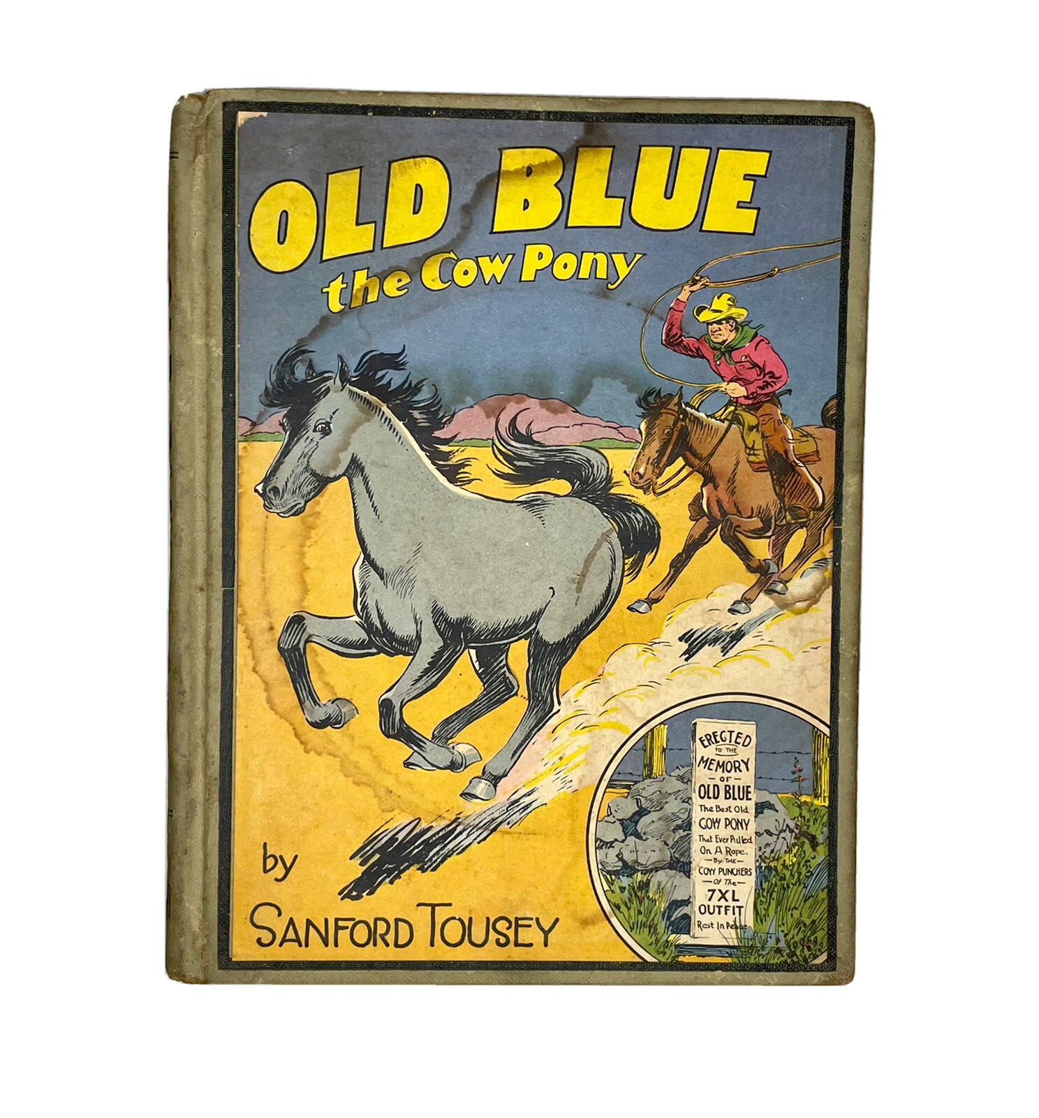 PONY OLDe BLU The Cowy Po bynford San Tous 1 ard Hardr Cove with Dustet Jack