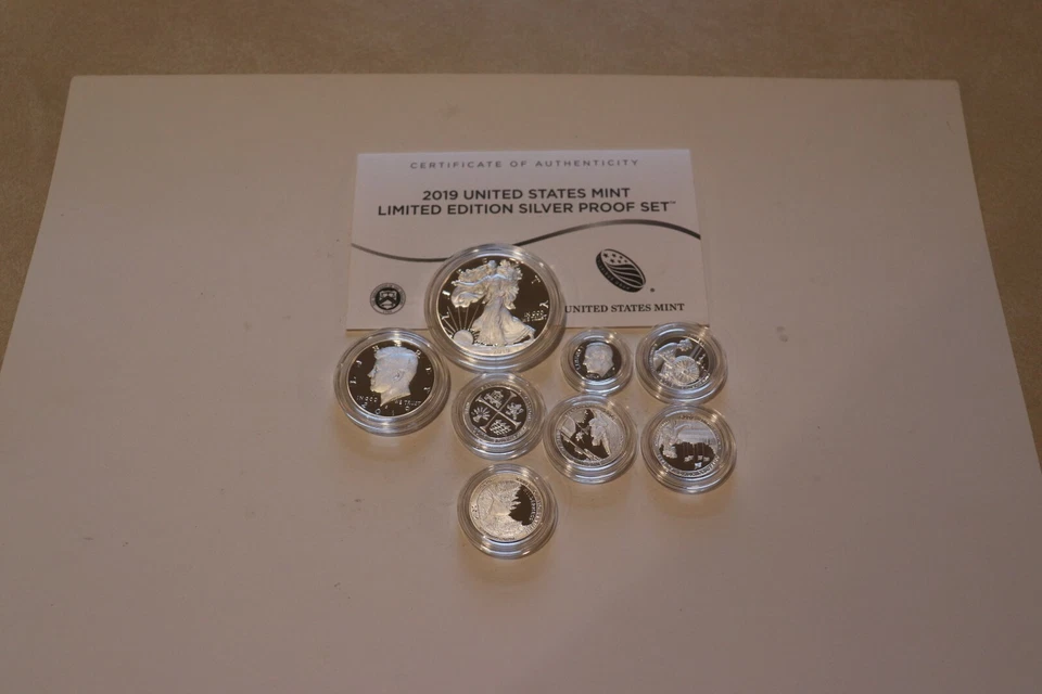 2019 U. S. Mint Limited Edition Silver Proof Set. 99.9% Fine Silver - Image 4 of 4