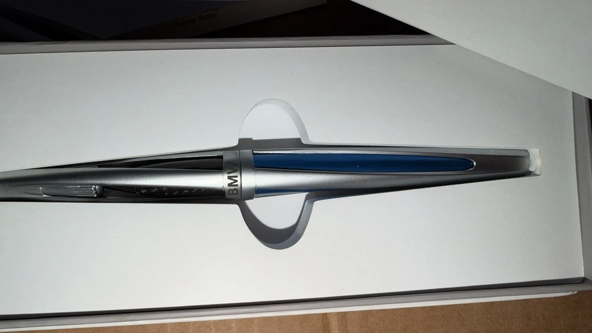 BMW Titanium M Series Ballpoint Pen Owners Gift w/ Presentation Box Rare BMW Pen