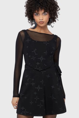 Killstar Ethereal Night Corset Womens Black Goth Alternative