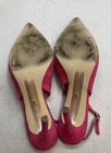 Sam Edelman Jaye Fuchsia Hot Pink Suede Pointed Toe Slingback Pumps Size 7.5 — photo 5