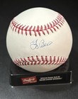 Yogi Berra Autographed Baseball PSA/DNA Certified With Cert Card & Display Cube