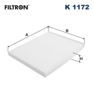 K 1172 Filtron filter, interior air for Abarth Alfa Romeo Citroën Fiat Opel Peu