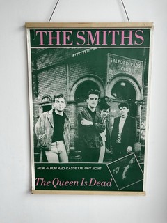 Extremely Rare The Smiths ‘The Queen Is Dead’ record Shop Poster From 1980s. VGC