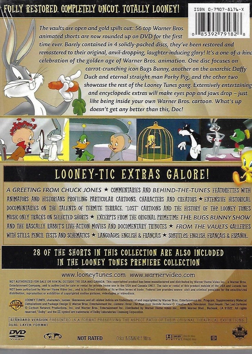 Looney Tunes - Golden Collection: Vol. 1 (DVD, 2003, 4-Disc Set