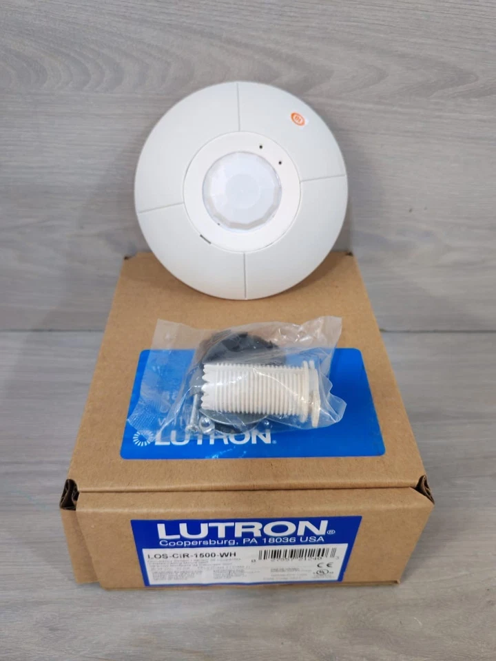 Sensor de ocupación infrarrojo montaje en techo 360° Lutron LOS-CIR-1500-WH Foto 2 de 4