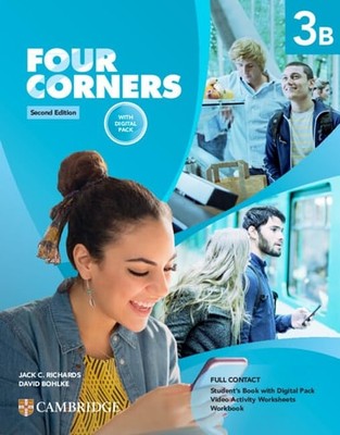 Four Corners Level 3B Full Contact with Digital Pack, Richards, Jack C.,Bohlke, 