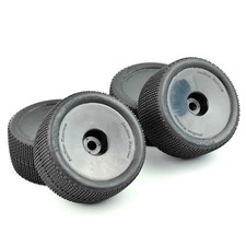 HoBao Hyper SST/Cage Truggy Tyres & Revo Wheels Full Set Black HBT-301 H92009B