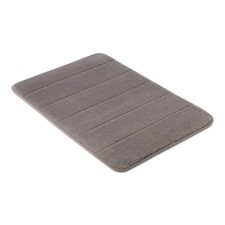Retailer Basics Bath Mat For Bathroom Absorbent Plush Memory Foam Dry Microfiber